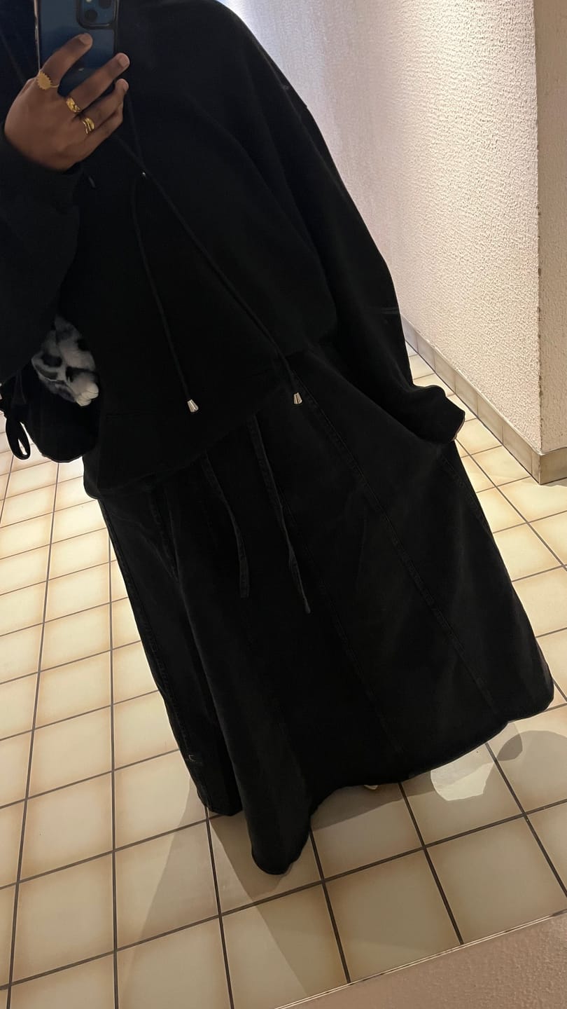 Customer photo review of Jupe en jean oversize « URBANISTA DENIM SKIRT » - OUMMI BASICS