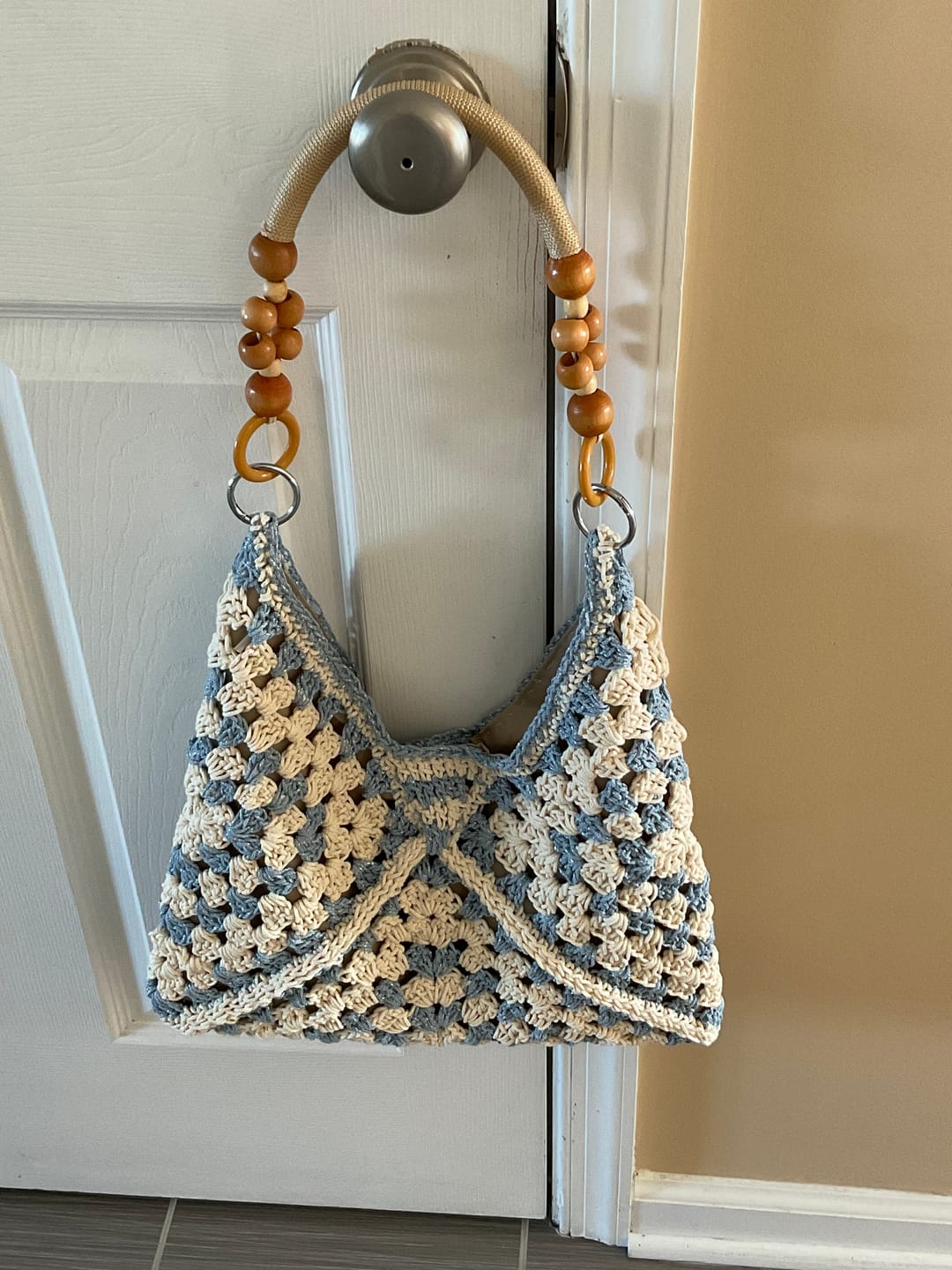 Customer photo review of CrochetPark™ Sunny Holiday shoulder bag crochet kit