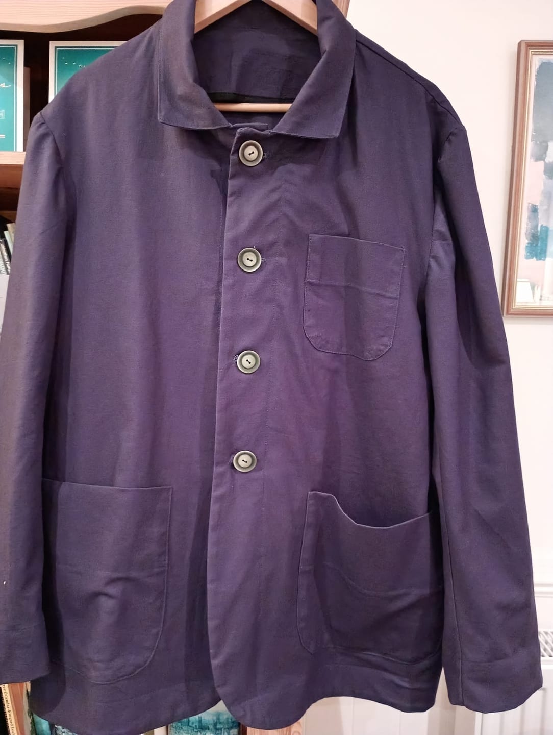 Customer photo review of Plain Soft Cotton Canvas Fabric