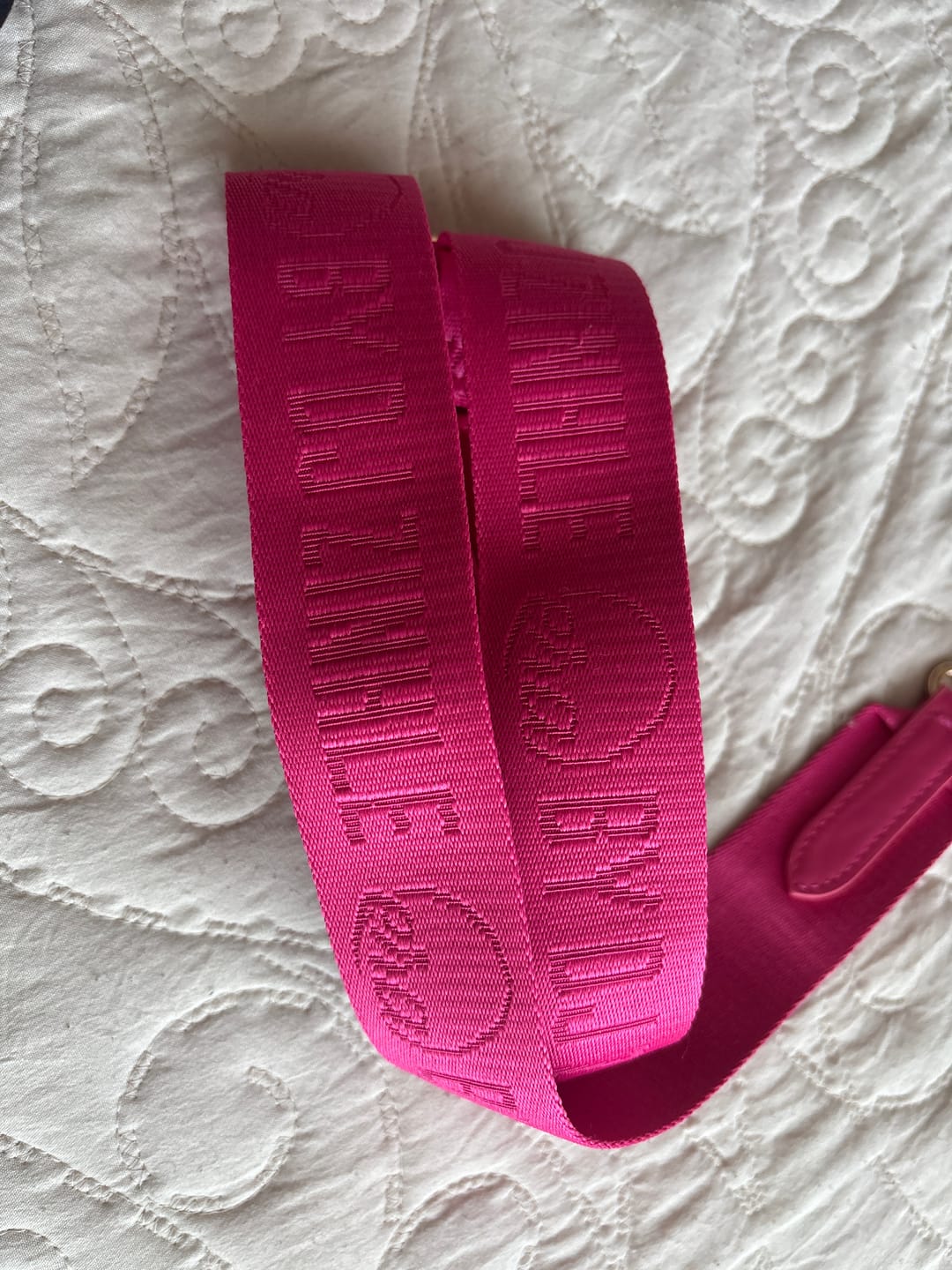 Customer photo review of Pink Era Signature Adjustable Strap