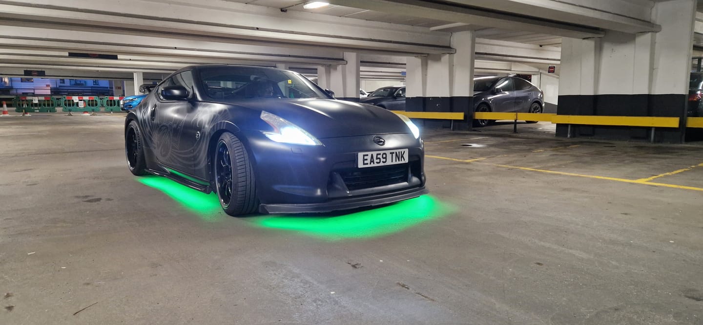 Customer photo review of ELGlow® PRO Universal Car Underglow Kit