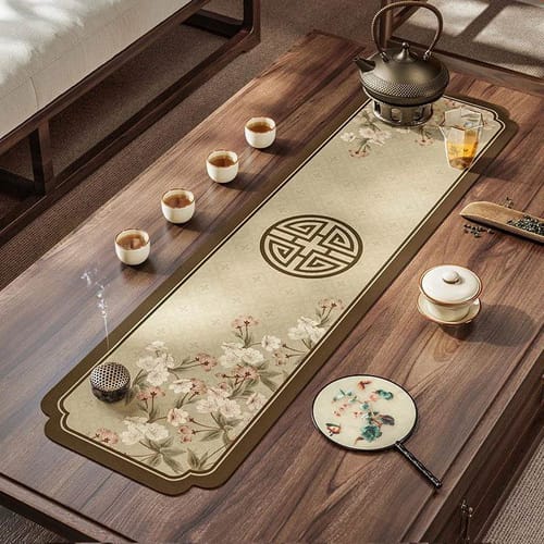 Customer photo review of Original Japanese Leather Tablecloth