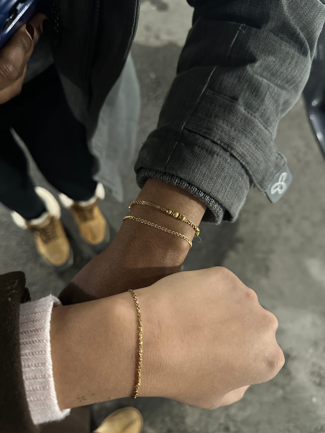 Customer photo review of Permanent Jewelry - Gold Filled/925