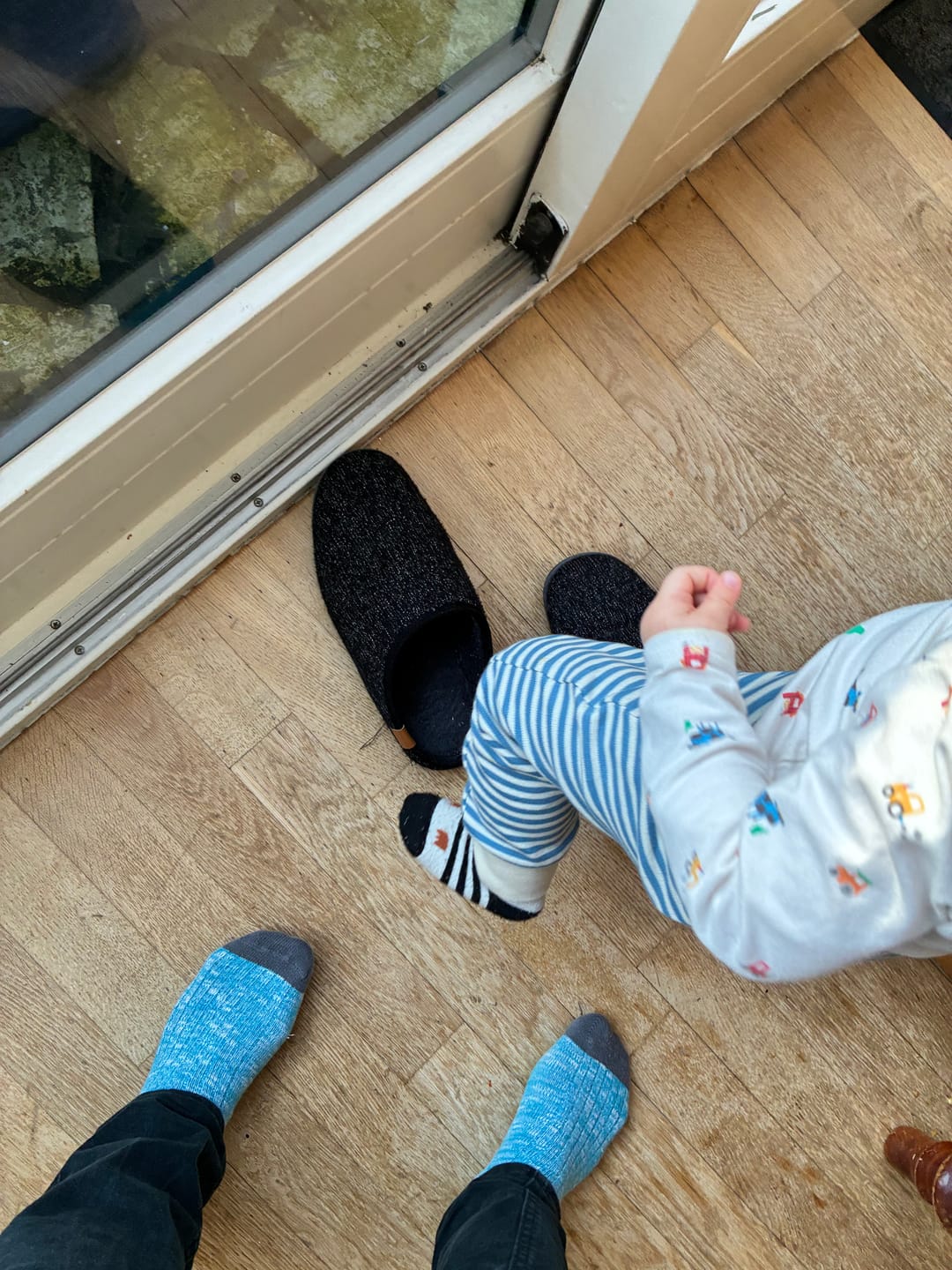 Customer photo review of Blue Rainbows Organic Comfy Joggers
