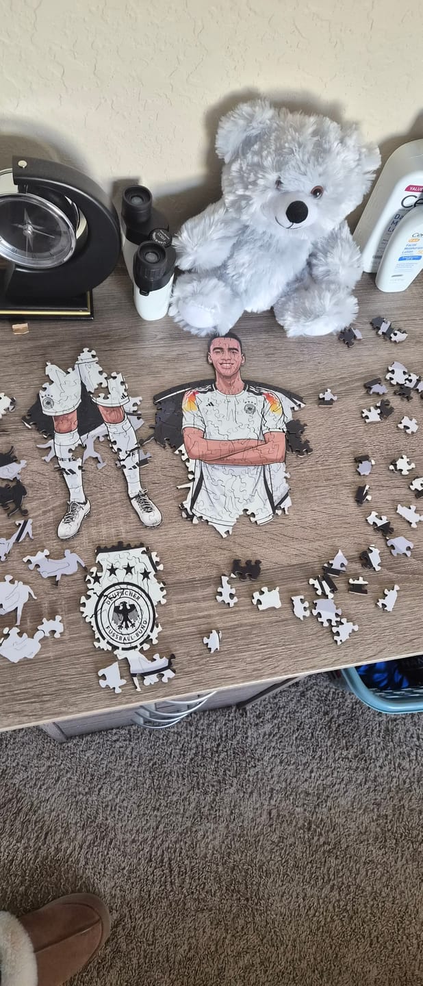 Customer photo review of Jamal Musiala - Wooden Puzzle