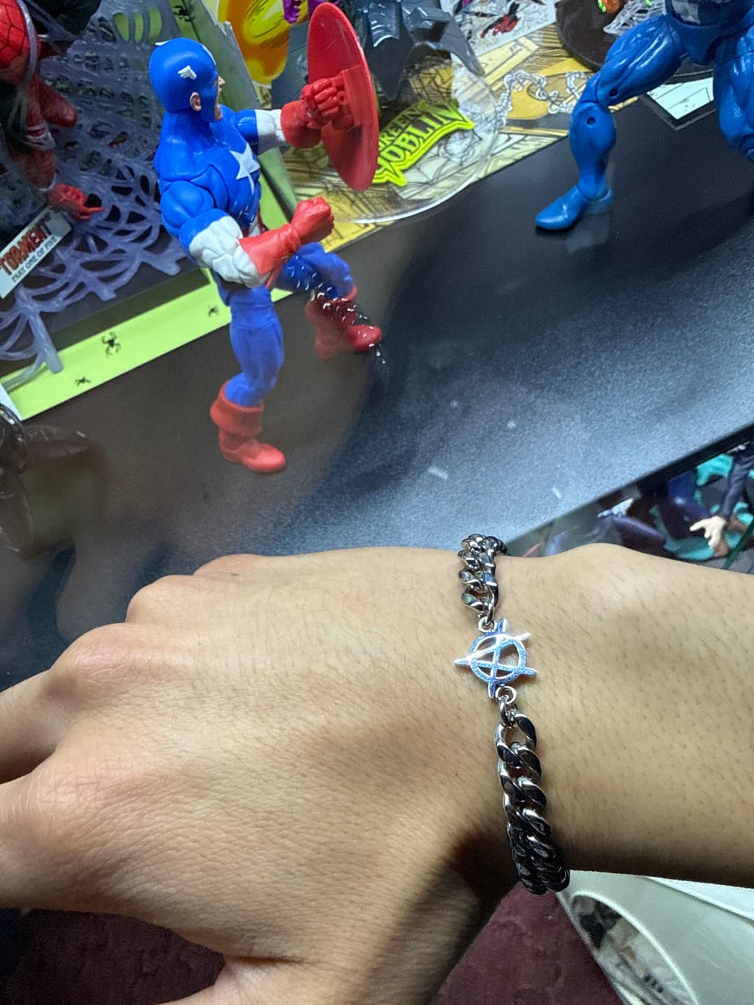 Customer photo review of ANARCHY CUBAN BRACELET