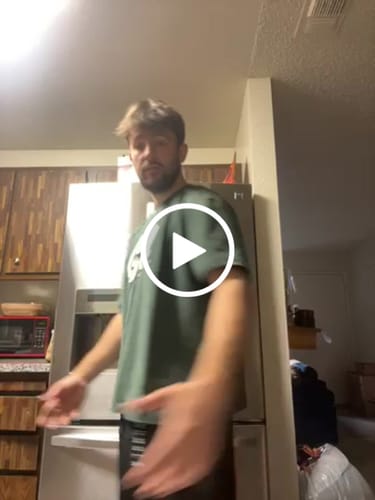 Customer video review of But God Premium Hand-Stitched Tee