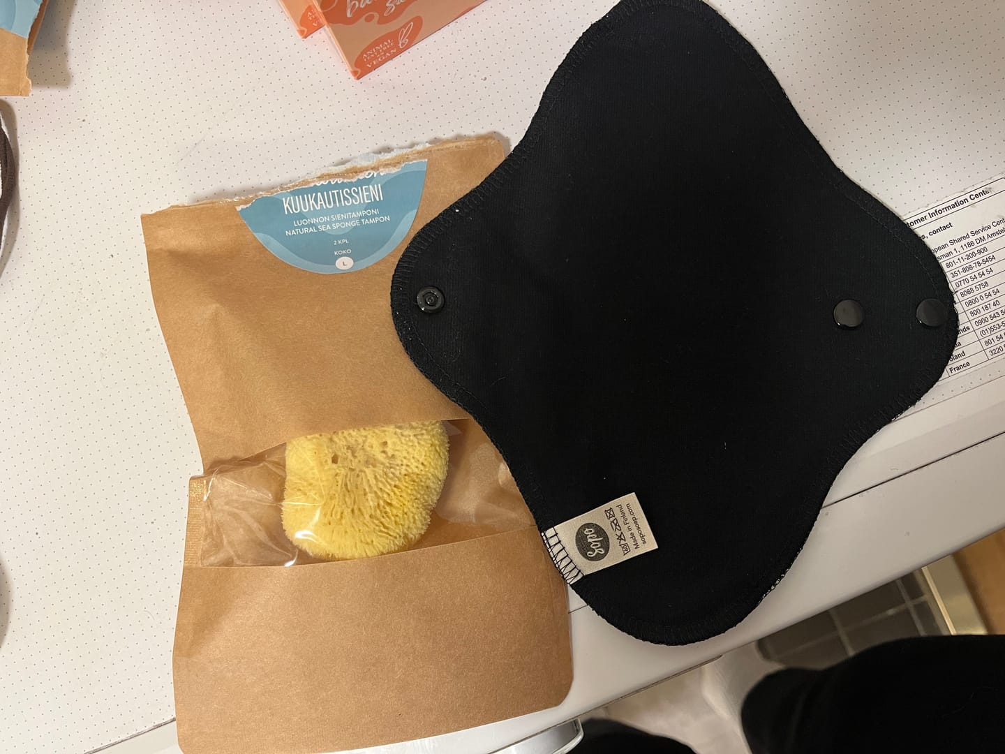 Customer photo review of Aallottaren Kuukautissieni 2kpl