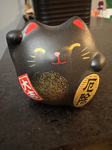 Customer photo review of Maneki Neko Rond Noir