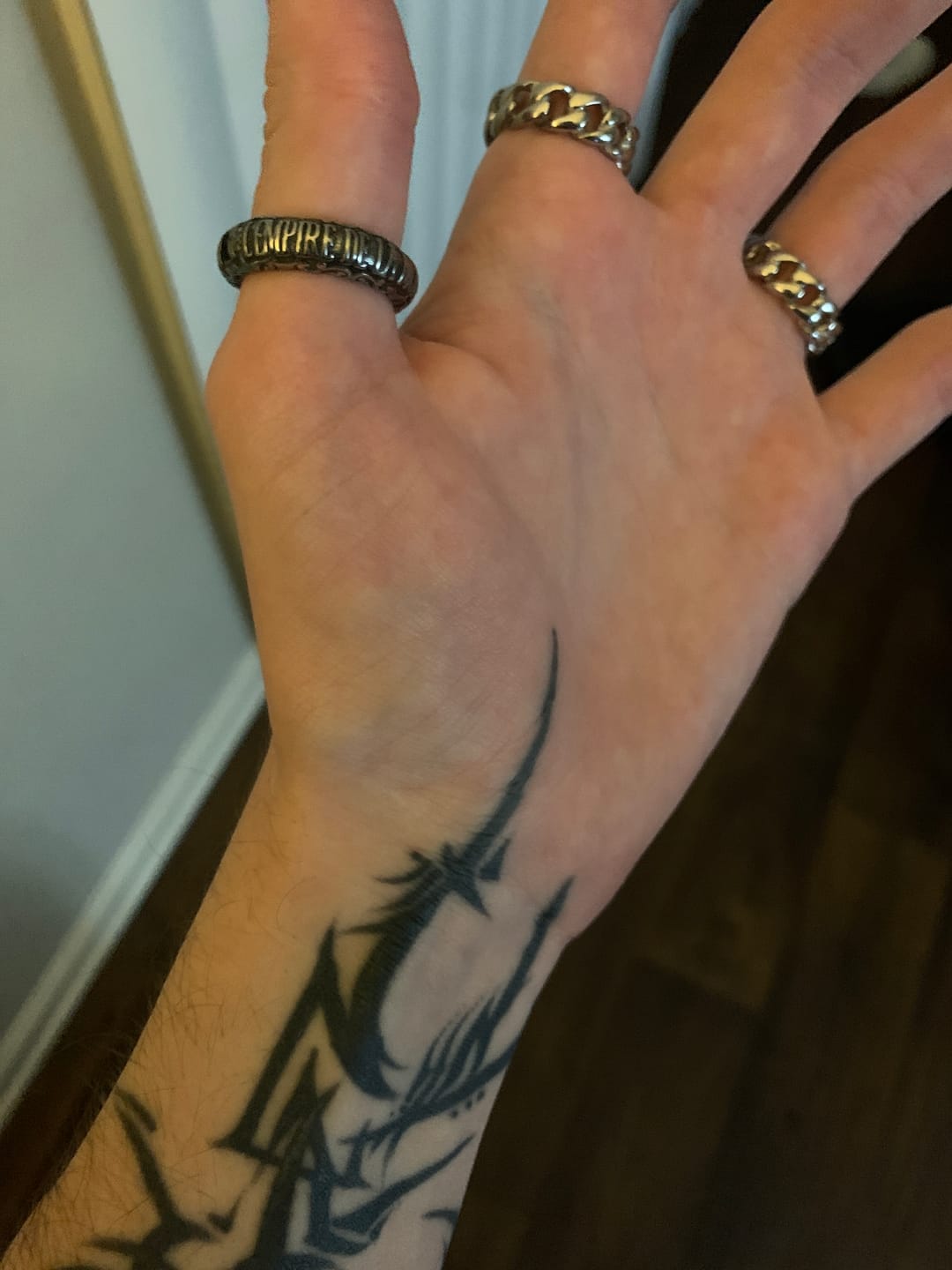 Customer photo review of UPGRADED CATACOMBS RING