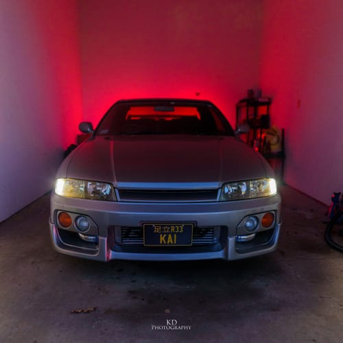 Customer photo review of Custom Japanese License Plate - Vanity & Magnetic Cover