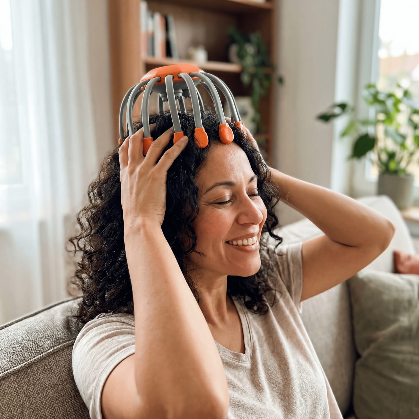 Customer photo review of Head Massager for Migraine Relief
