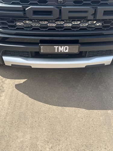 Customer photo review of [VIC] Deluxe Slimline SL2 - 372mm (w) x 100mm (h) - Number Plate Bracket