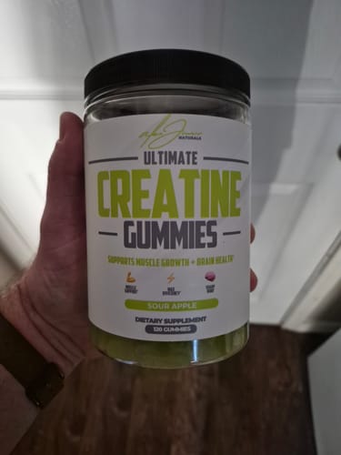 Customer photo review of Ultimate Creatine Gummies (Sour Apple)
