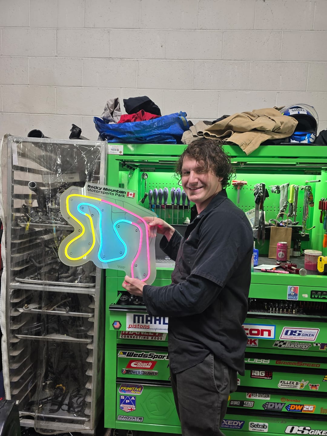 Customer photo review of Rocky Mountain Motorsports Neon Race Track