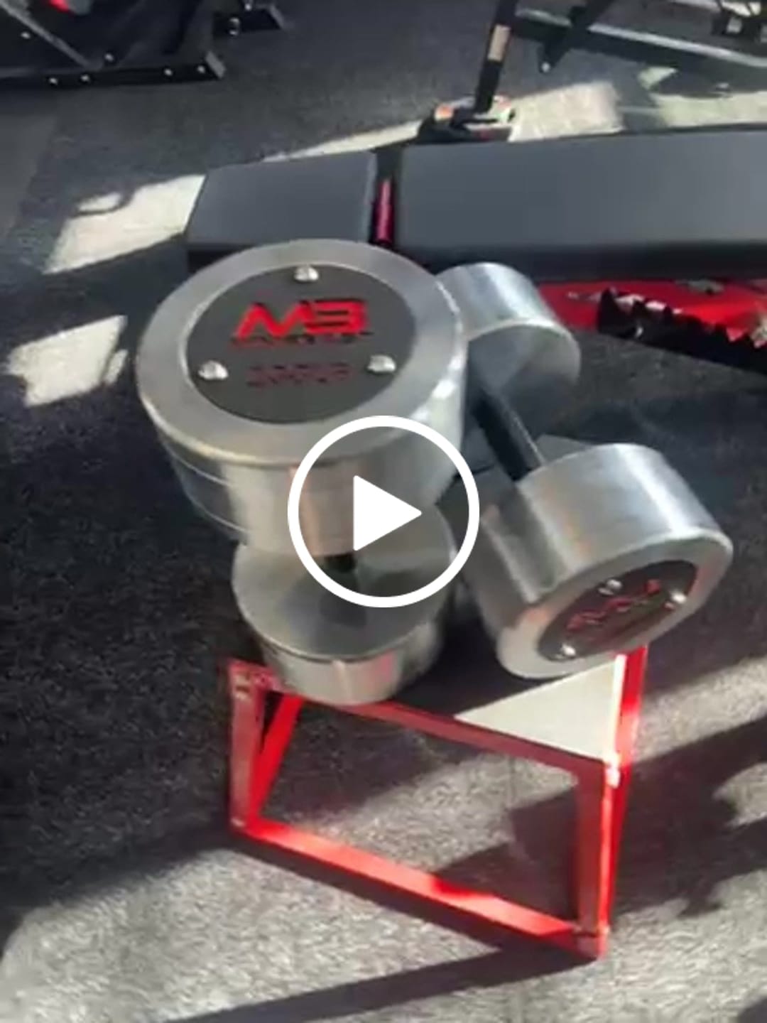 Customer video review of MB Signature CNC Stainless Dumbbell