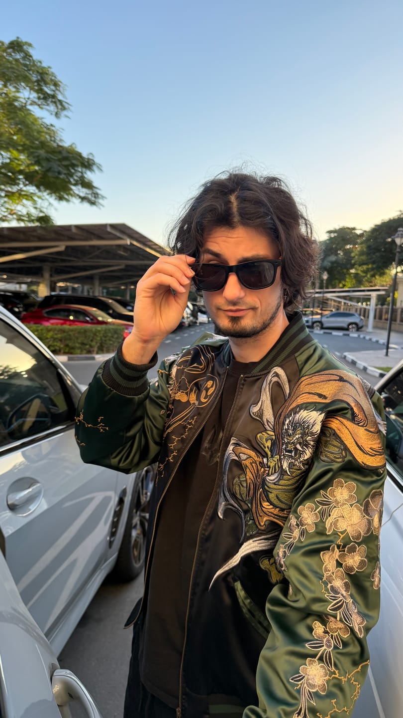 Customer photo review of Raijin & Fujin Sukajan Souvenir Jacket