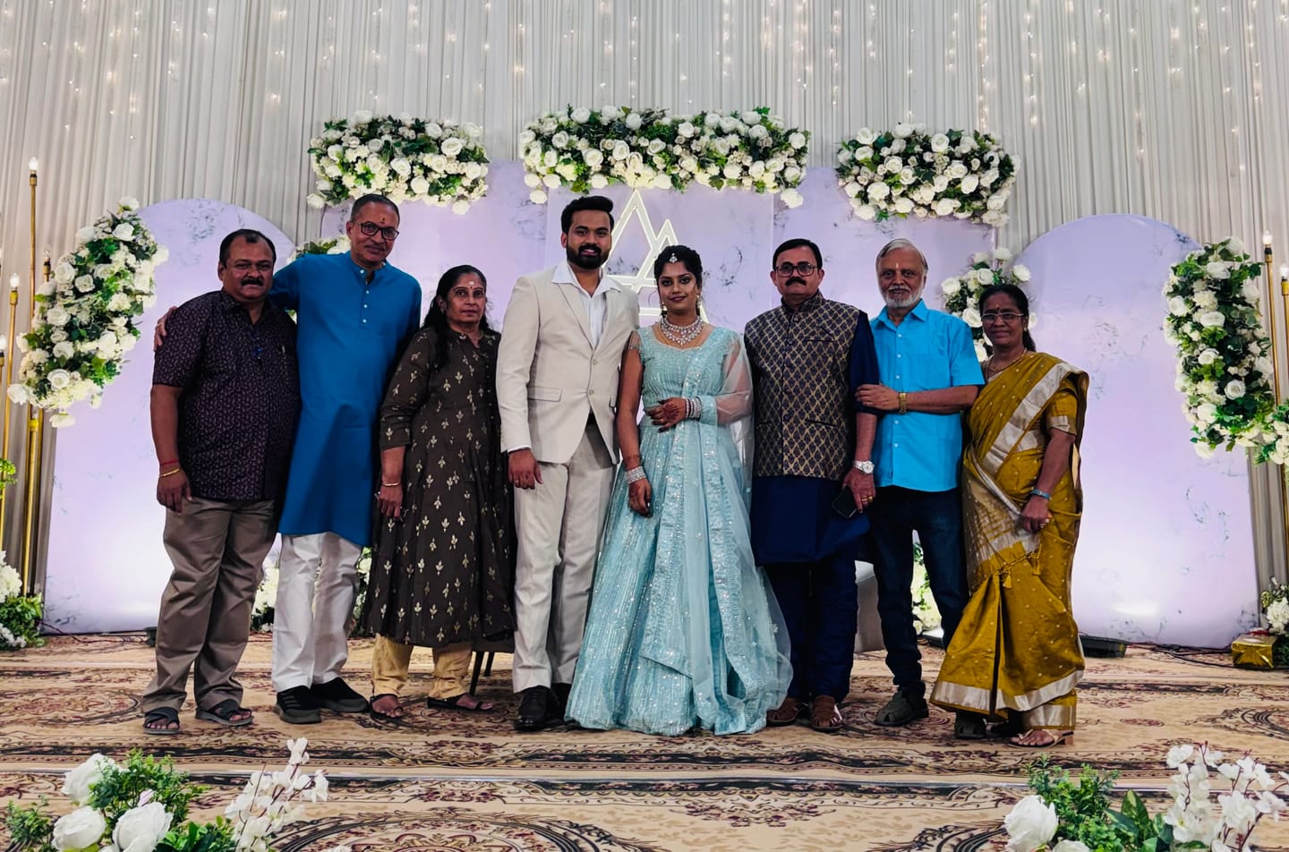 Customer photo review of Men Teal Airy Linen Long Kurta