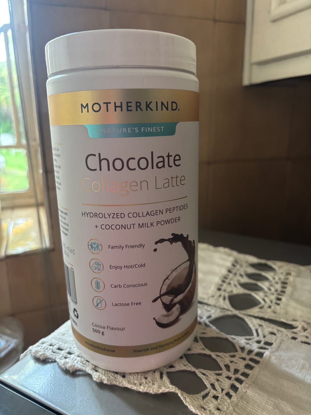 Customer photo review of Chocolate Collagen Latte