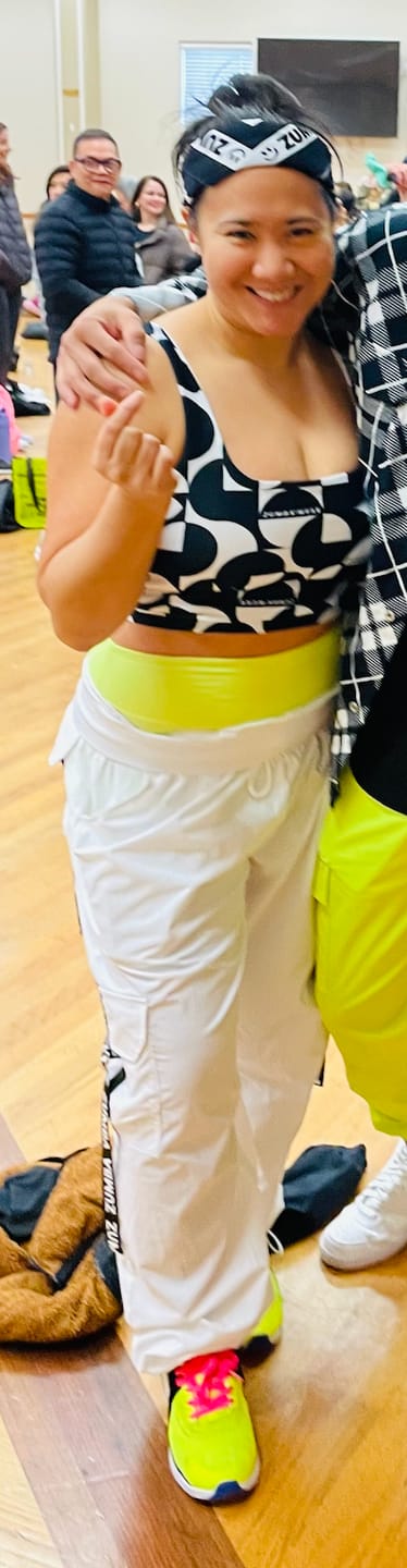 Customer photo review of Zumba Basic Woven Cargo Pants