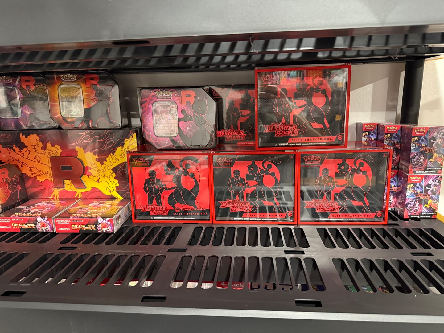 Customer photo review of Premium Colored Acrylic Pokemon Elite Trainer Box “ETB” Case