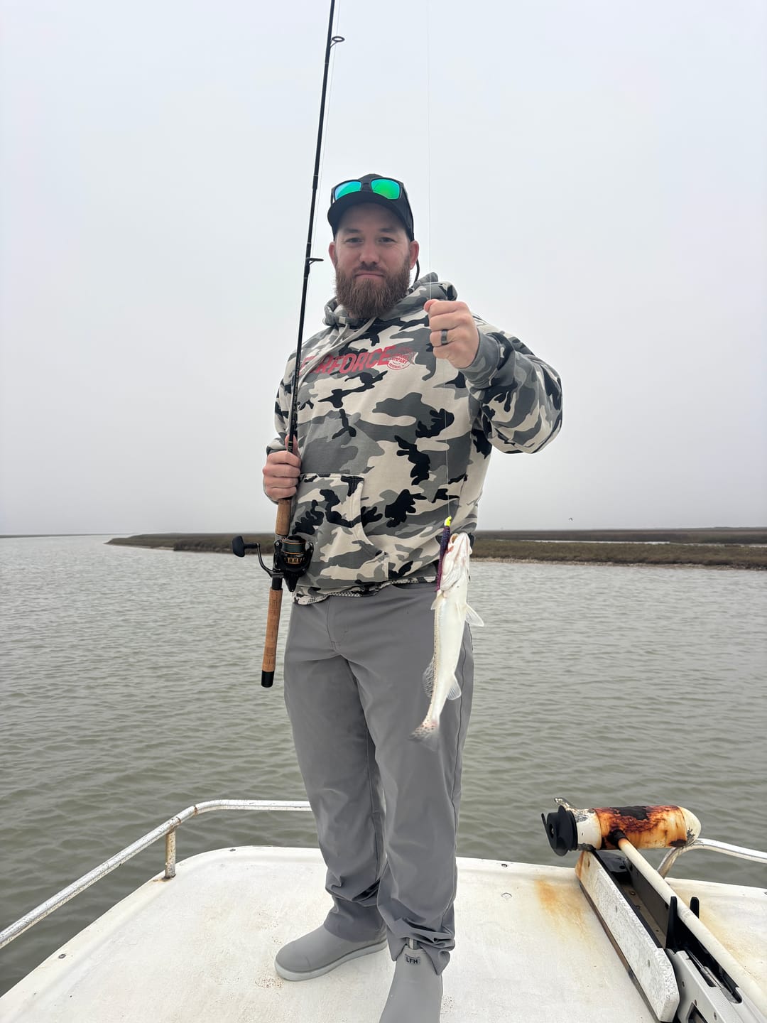 Customer photo review of Snow Camo Hoodie