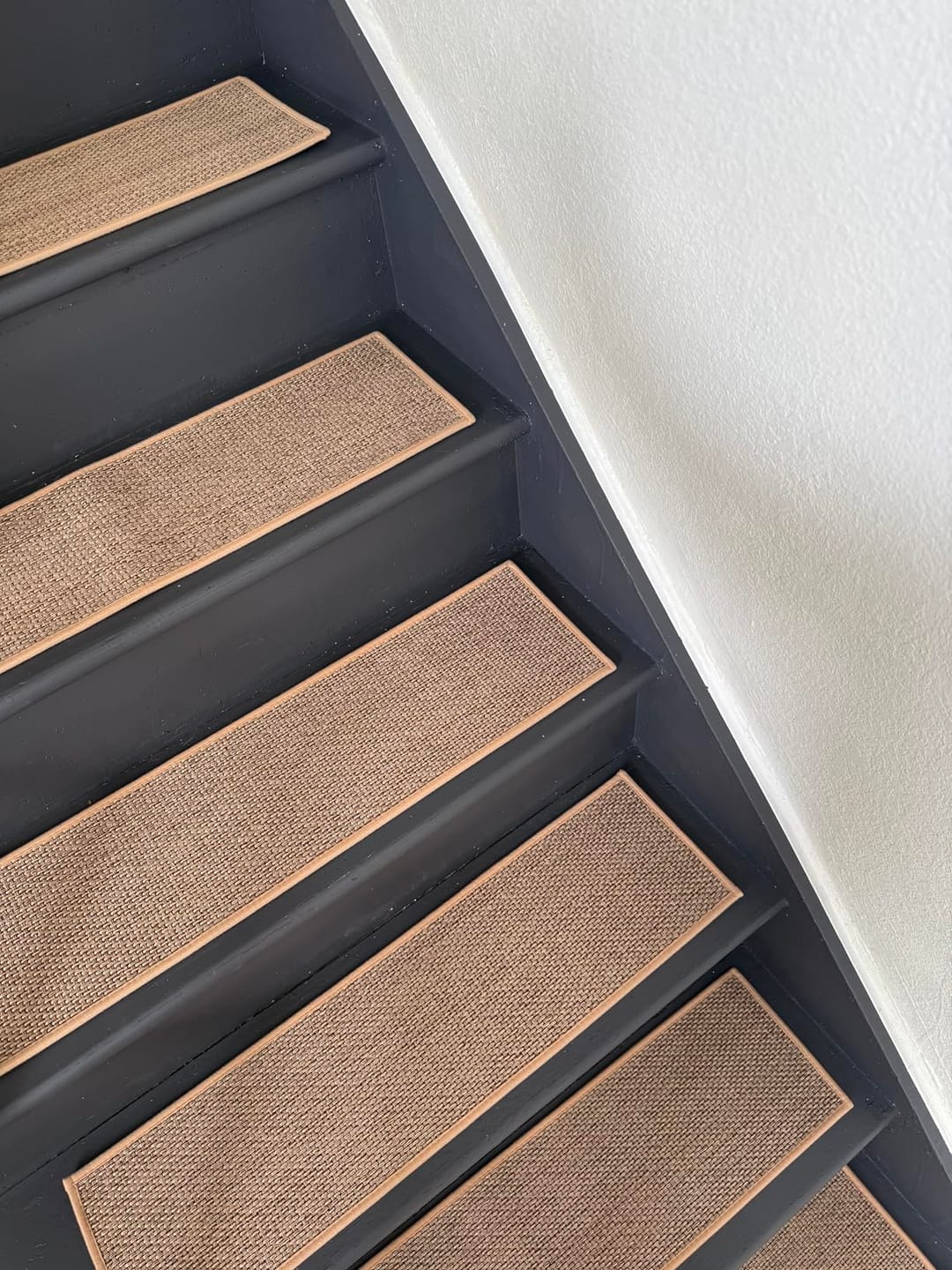 Customer photo review of Woven Non-Slip Stair Treads - Beige