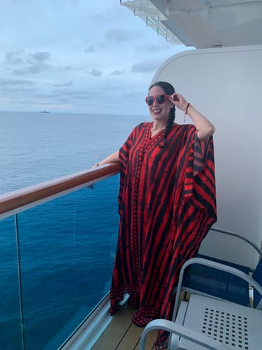 Princess M. on Caribbean cruise