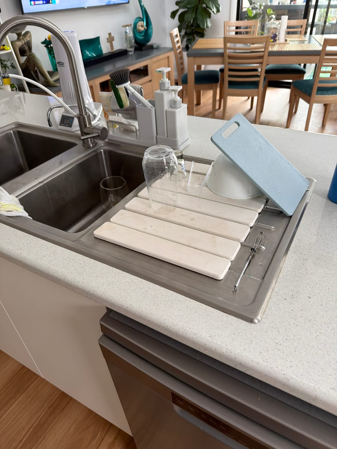 Customer photo review of Stone Dish Drying Mat
