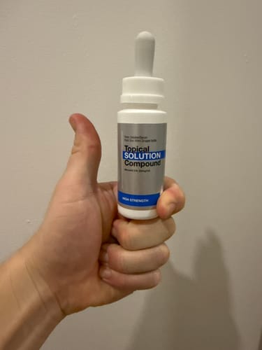 Customer photo review of Minoxidil High Strength (5%) SOLUTION, 3x60ml pack