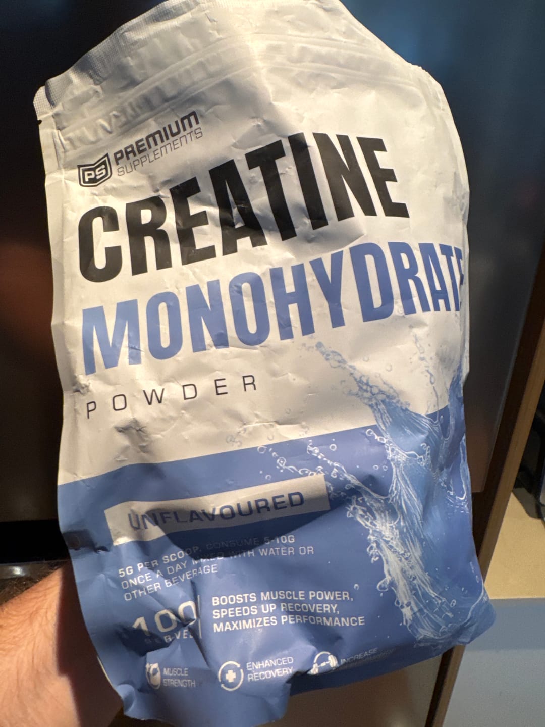 Customer photo review of Micronised Creatine Monohydrate