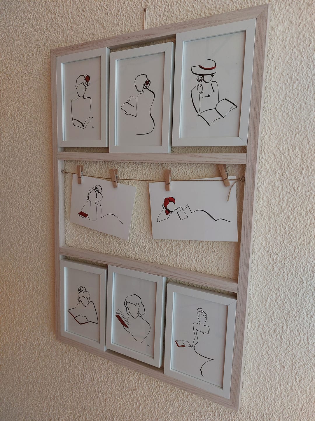 Customer photo review of PreOrder- Kunstkarten 10er Set Frauen in der Blüte