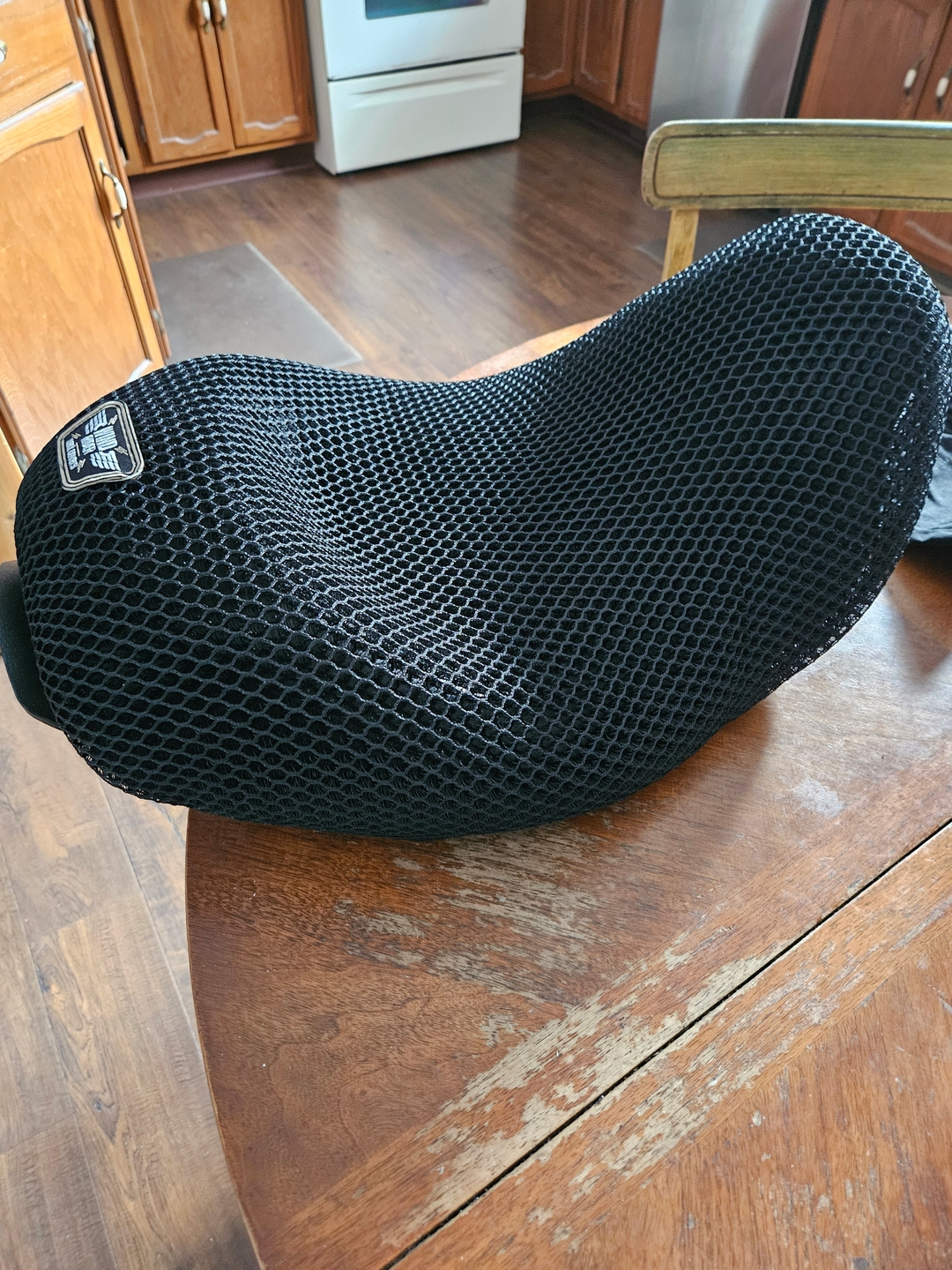Wind Rider mesh seat cover on a Harley Davidson Street Glide