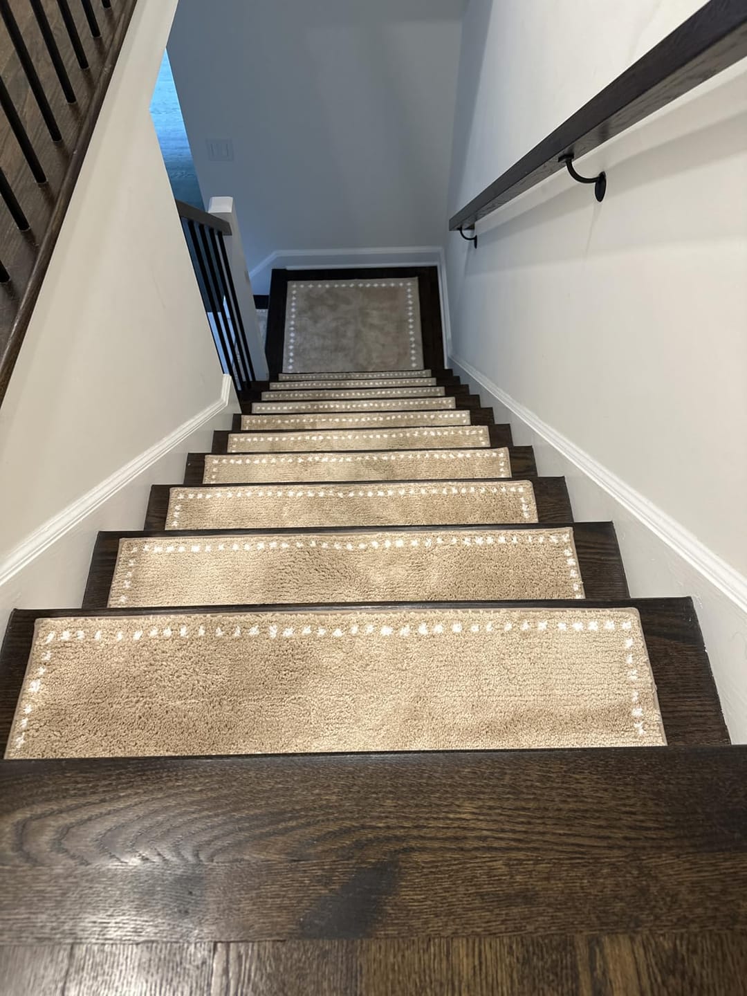 Customer photo review of CloudSoft Non-Slip Stair Treads - Beige