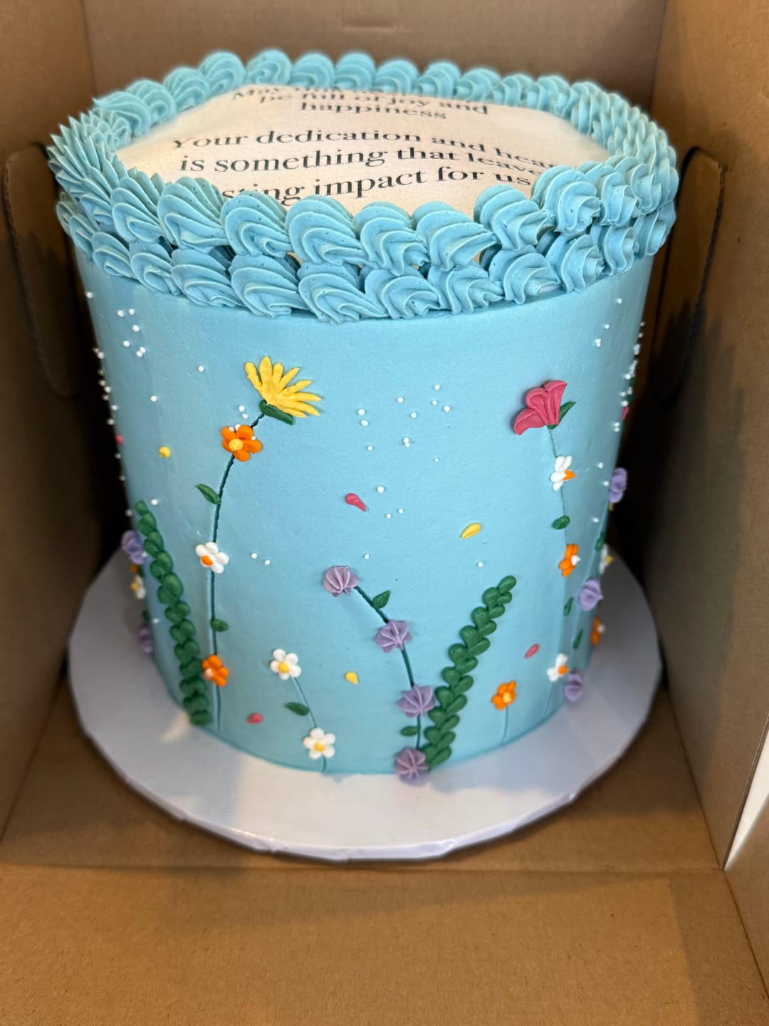 Customer photo review of Custom Dessert