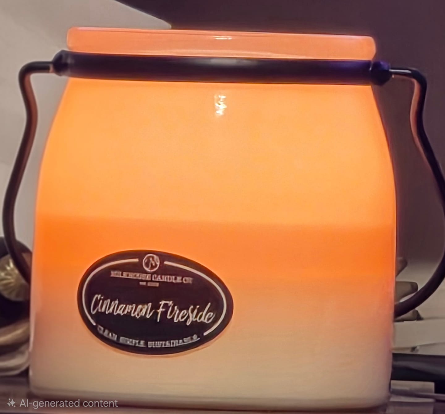 Customer photo review of Cinnamon Fireside Soy Wax Melt