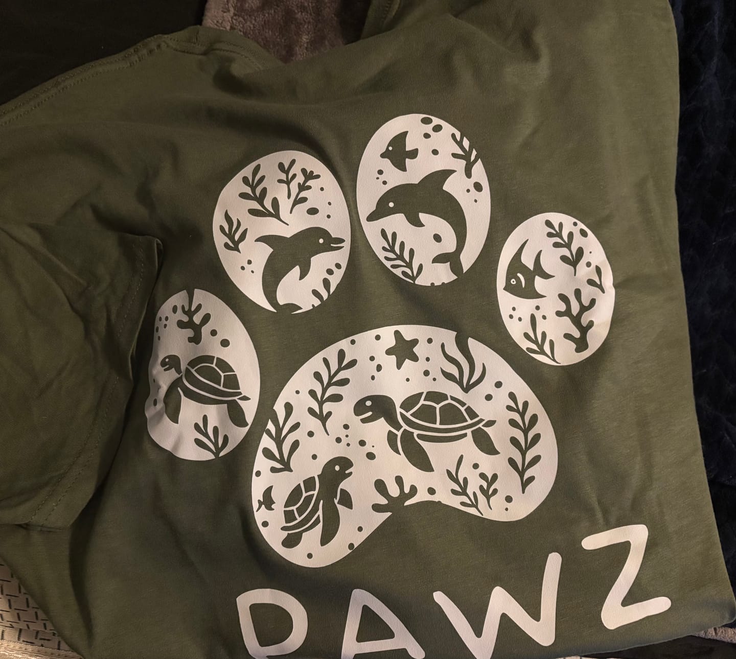 Customer photo review of Tide & Turtles (Adult Short Sleeve T-Shirt)