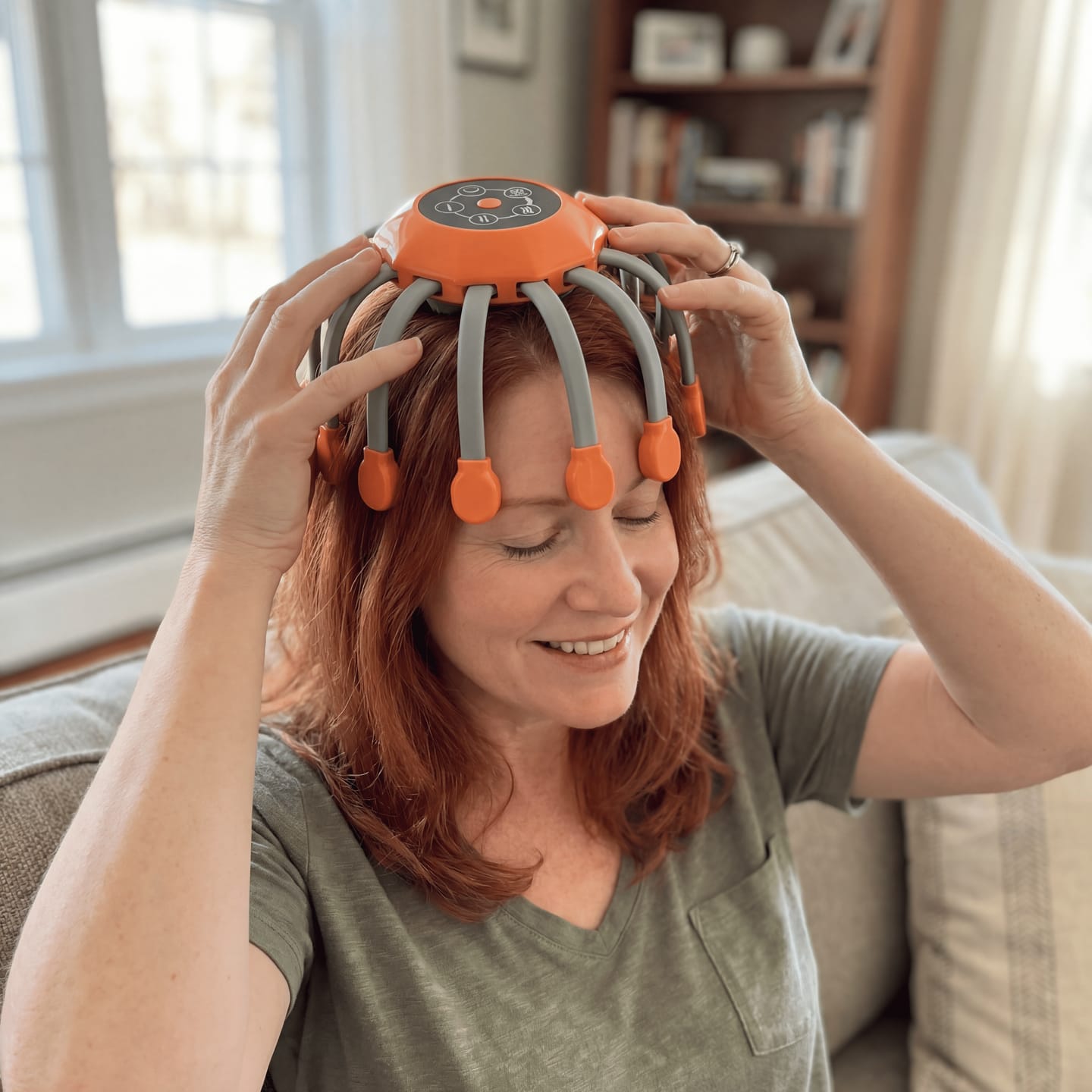 Customer photo review of Head Massager for Migraine Relief