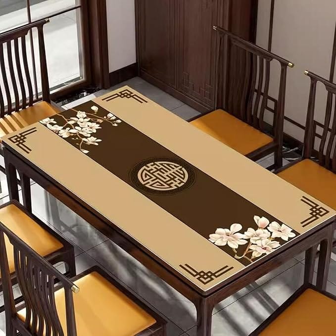 Customer photo review of Original Japanese Leather Tablecloth