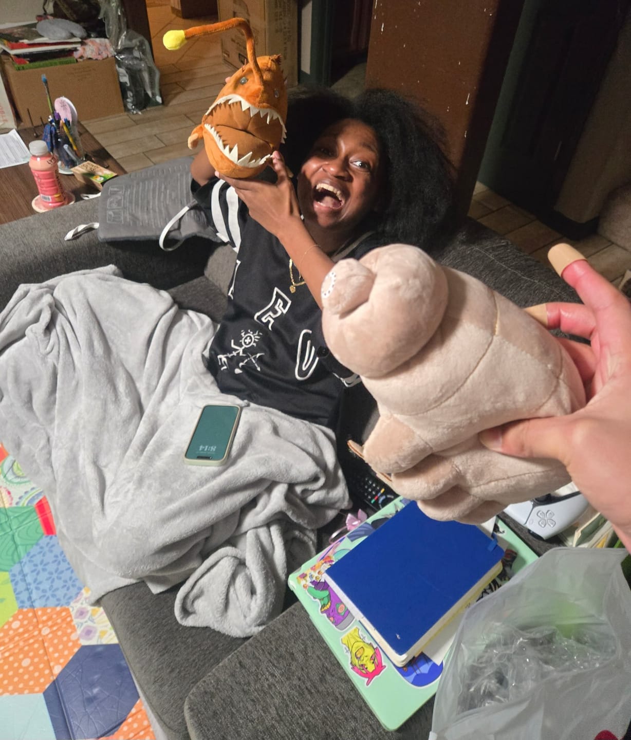 Customer photo review of Tardigrade Water Bear Soft Stuffed Plush Toy