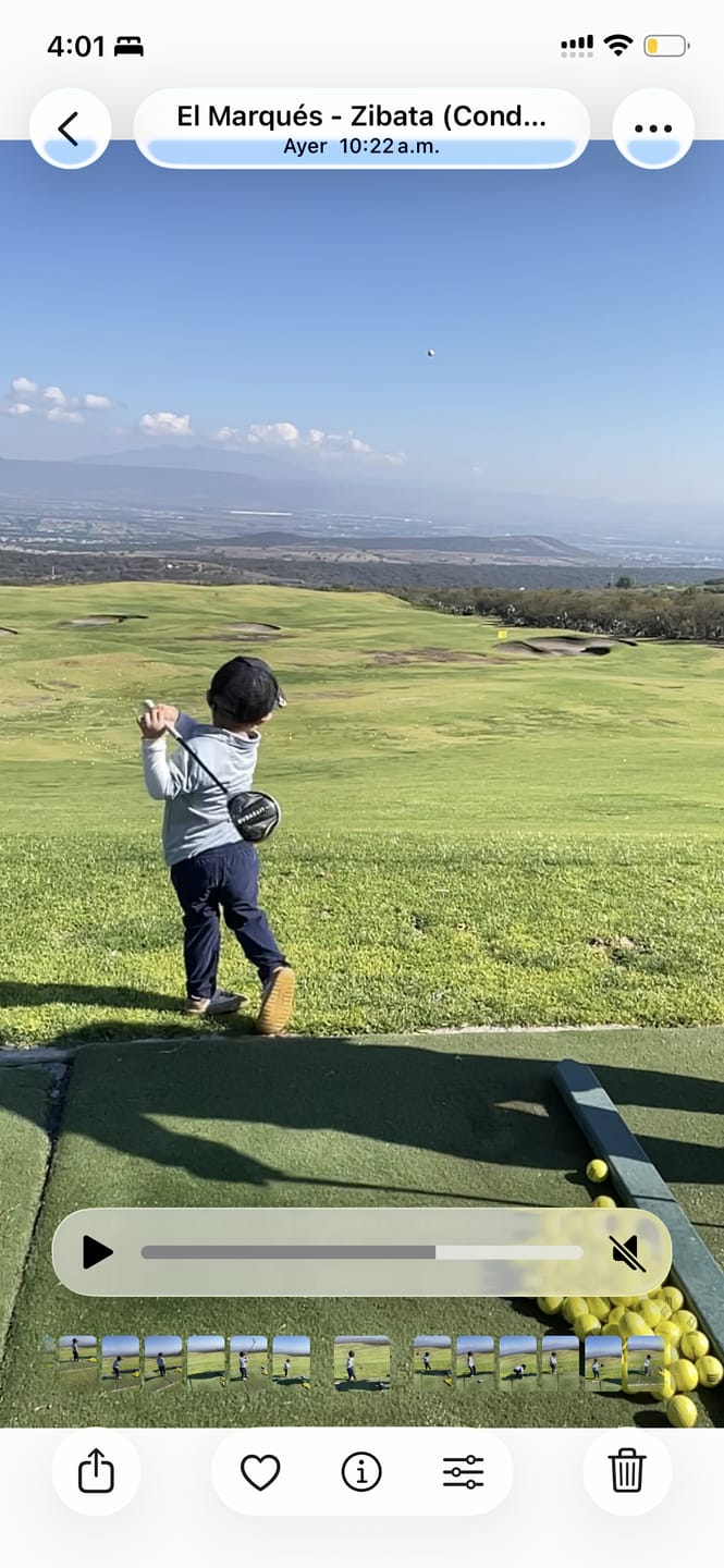 Customer photo review of ZERO GRVTY - Toddler Golf 3 Club & Bag Set - Ages 3-5