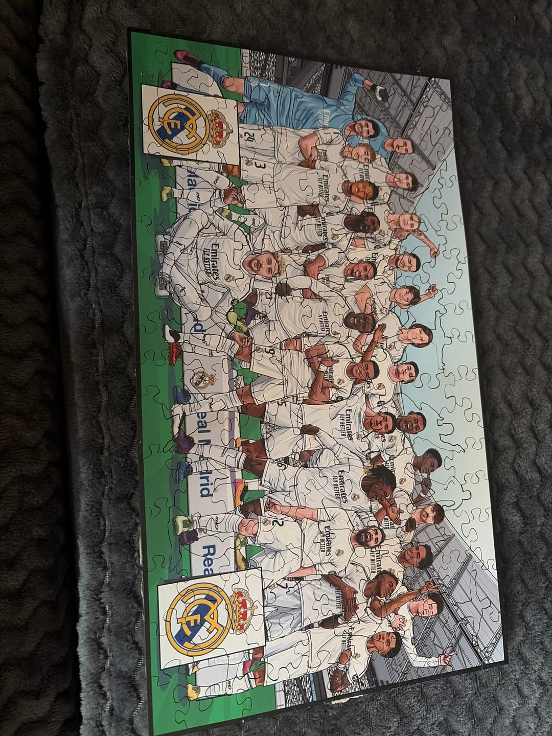 Customer photo review of Real Madrid CF® Equipo 25/26 - Puzzle de Madera