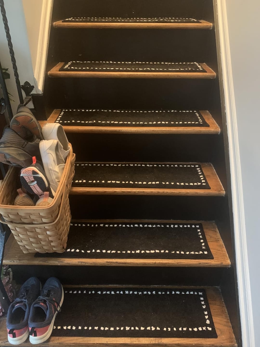Customer photo review of CloudSoft Non-Slip Stair Treads - Black
