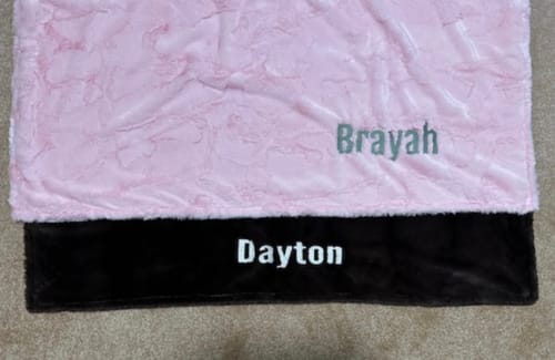 Customer photo review of Embroidery