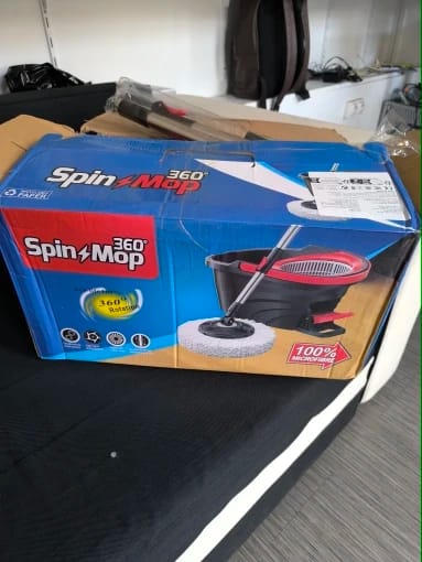 Customer photo review of Pedal-Powered Spin Mop Set™