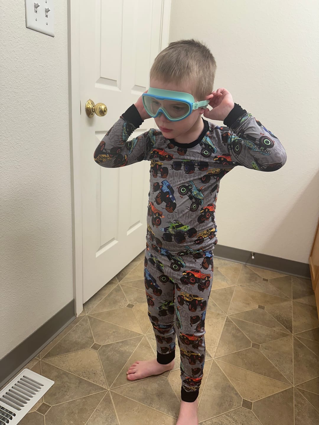 Customer photo review of Monster Jammies 2 Piece Pajama Set: Core Collection