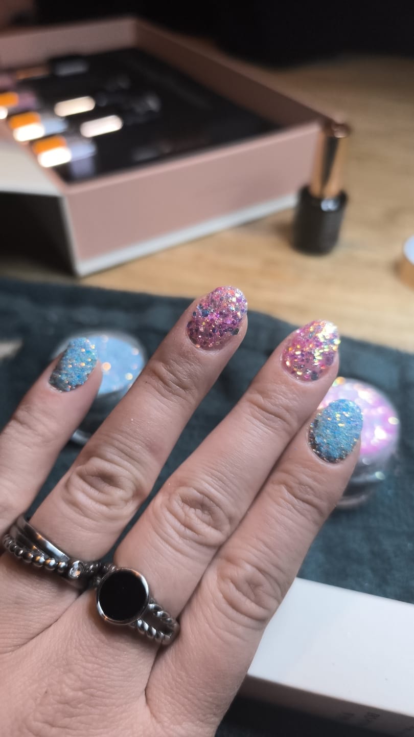 Customer photo review of Fairy Dust Dipping Powder