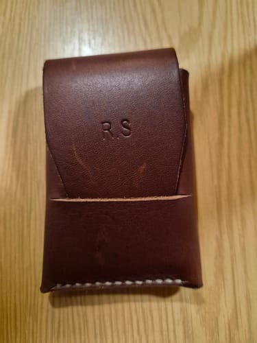 Customer photo review of Slimmad plånbok i äkta läder