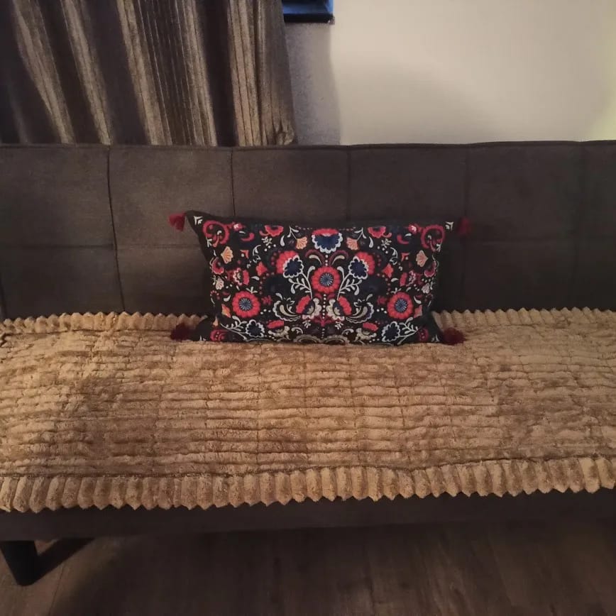 Customer photo review of LuxeLounge™ – Washable Pet Couch Cover