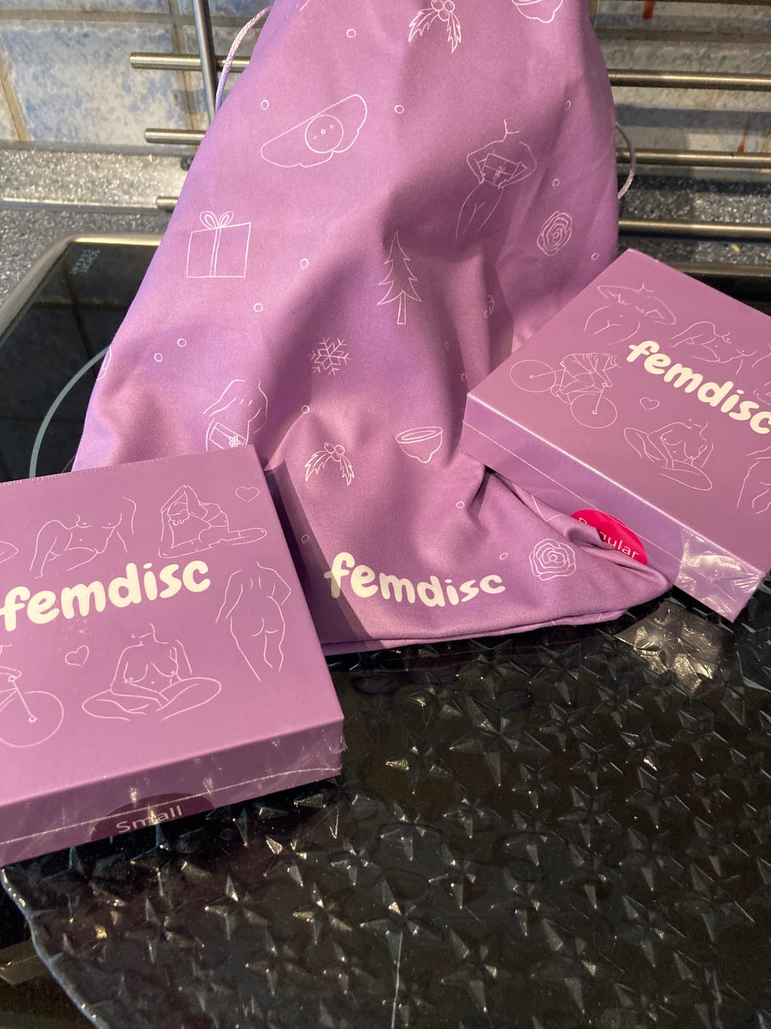 Customer photo review of 🎁 femdisc Einweg-Menstruationsscheibe (100% off)